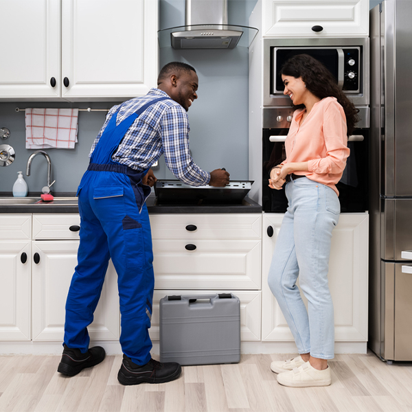 what kind of warranty do you offer on your cooktop repair services in Roundup